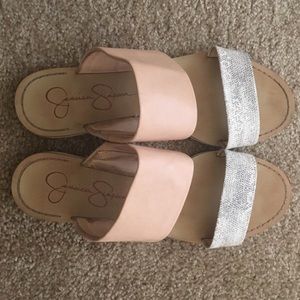 Jessica Simpson snakeskin sandals 🐍